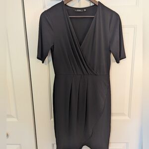 Knee length medium black dress